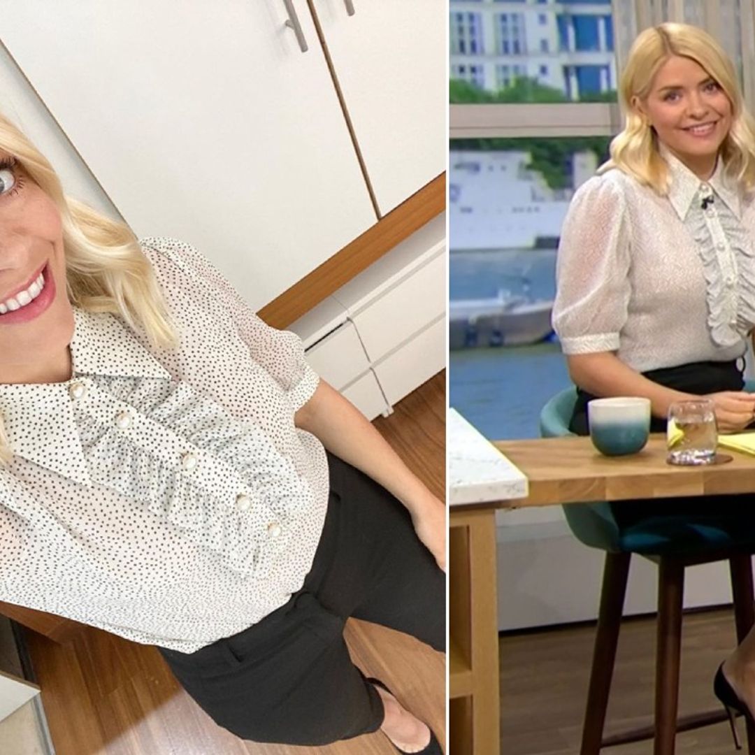 Holly Willoughby's sheer L.K.Bennett blouse totally wows This Morning fans