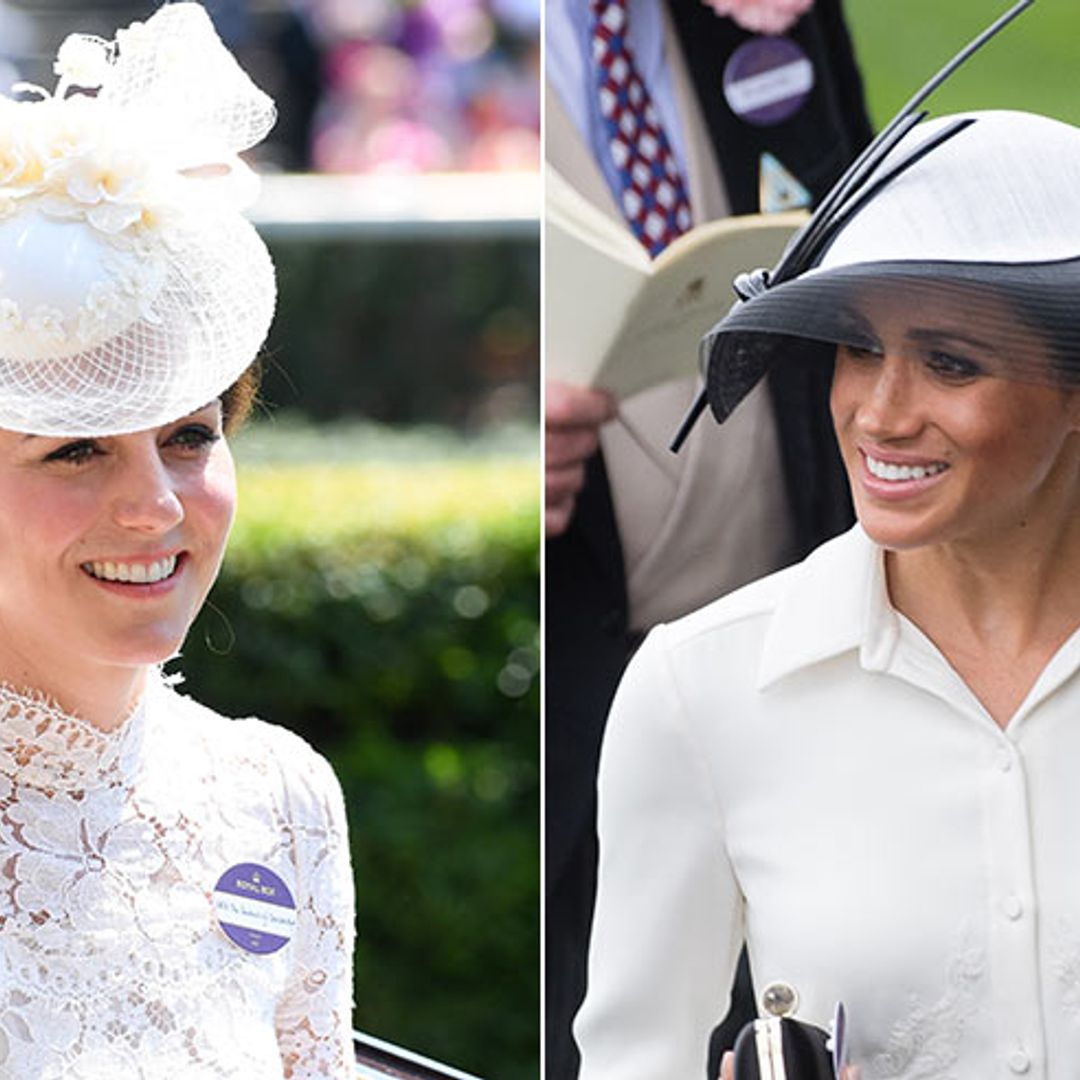 Why Meghan didn't wear her name tag at Ascot - even though Kate always does