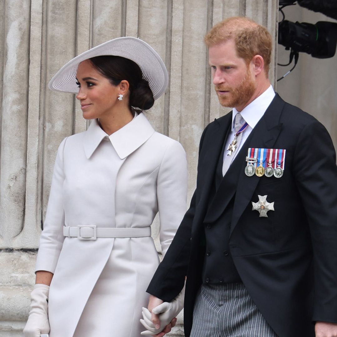 Prince Harry and Meghan Markle: the secret sign they were making early Jubilee exit