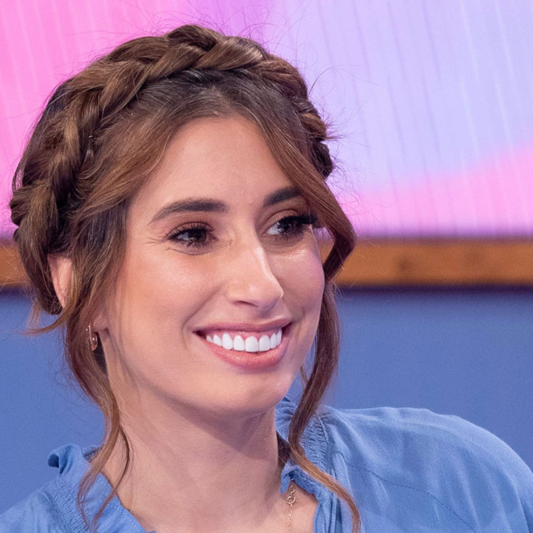 Stacey Solomon goes hell for leather in a Zara mini skirt