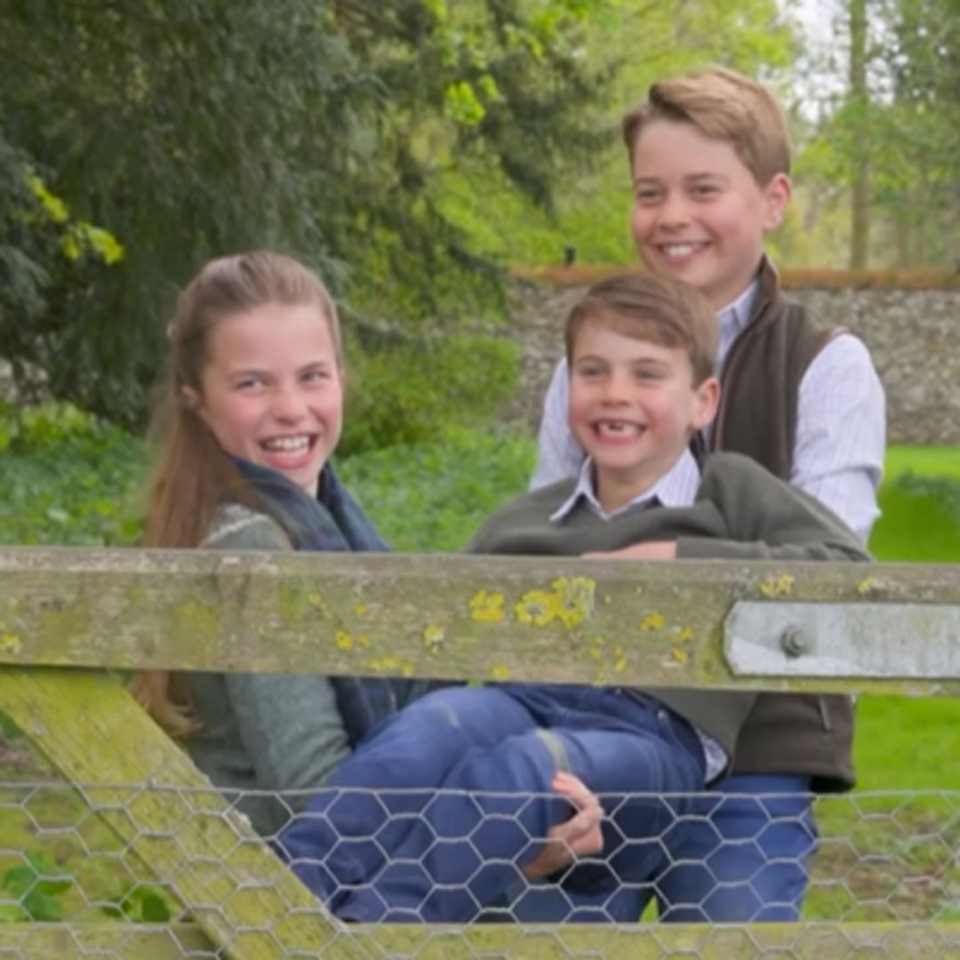 Princess Charlotte and Prince George make Louis laugh in new footage