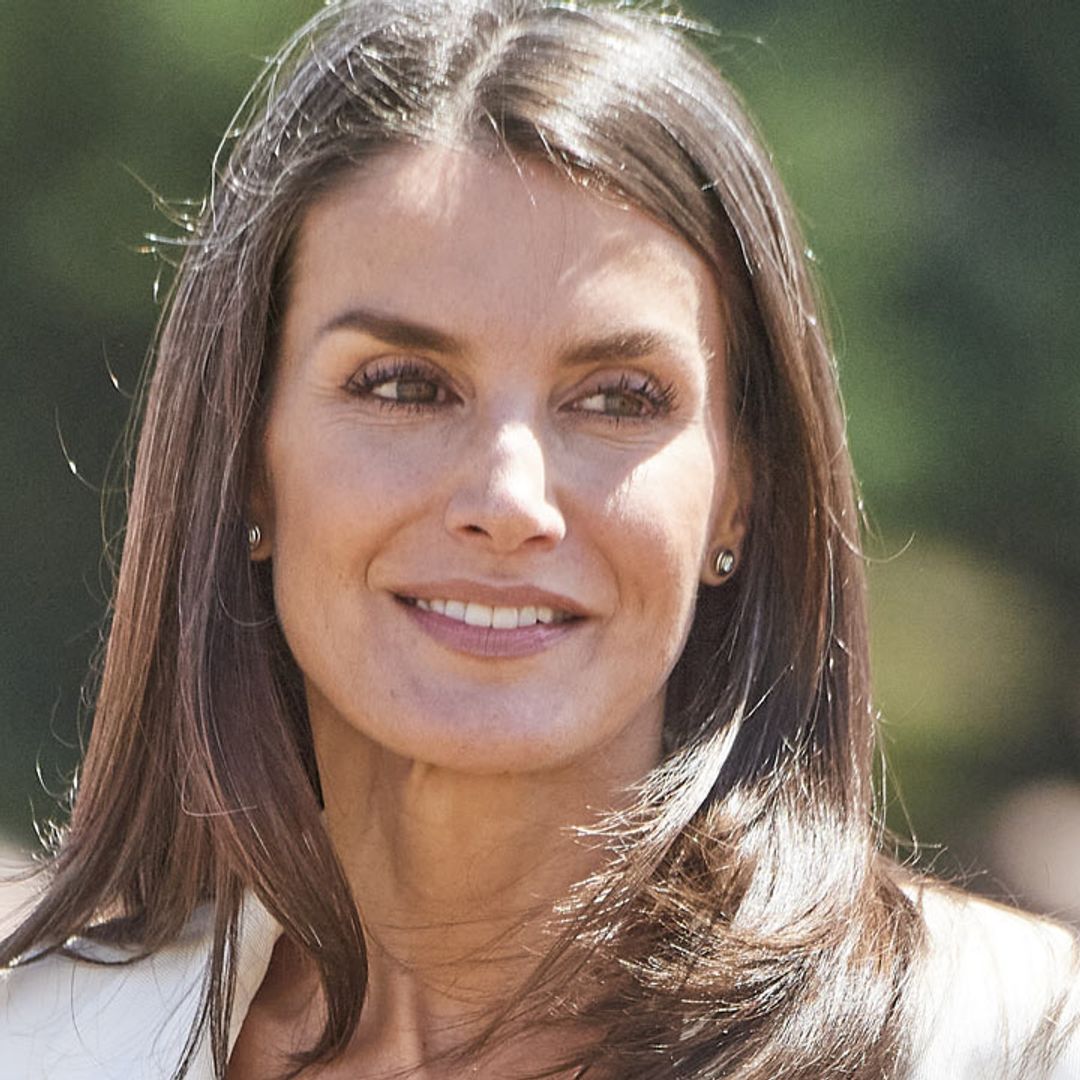 Queen Letizia's stunning white suit was missing a very important accessory