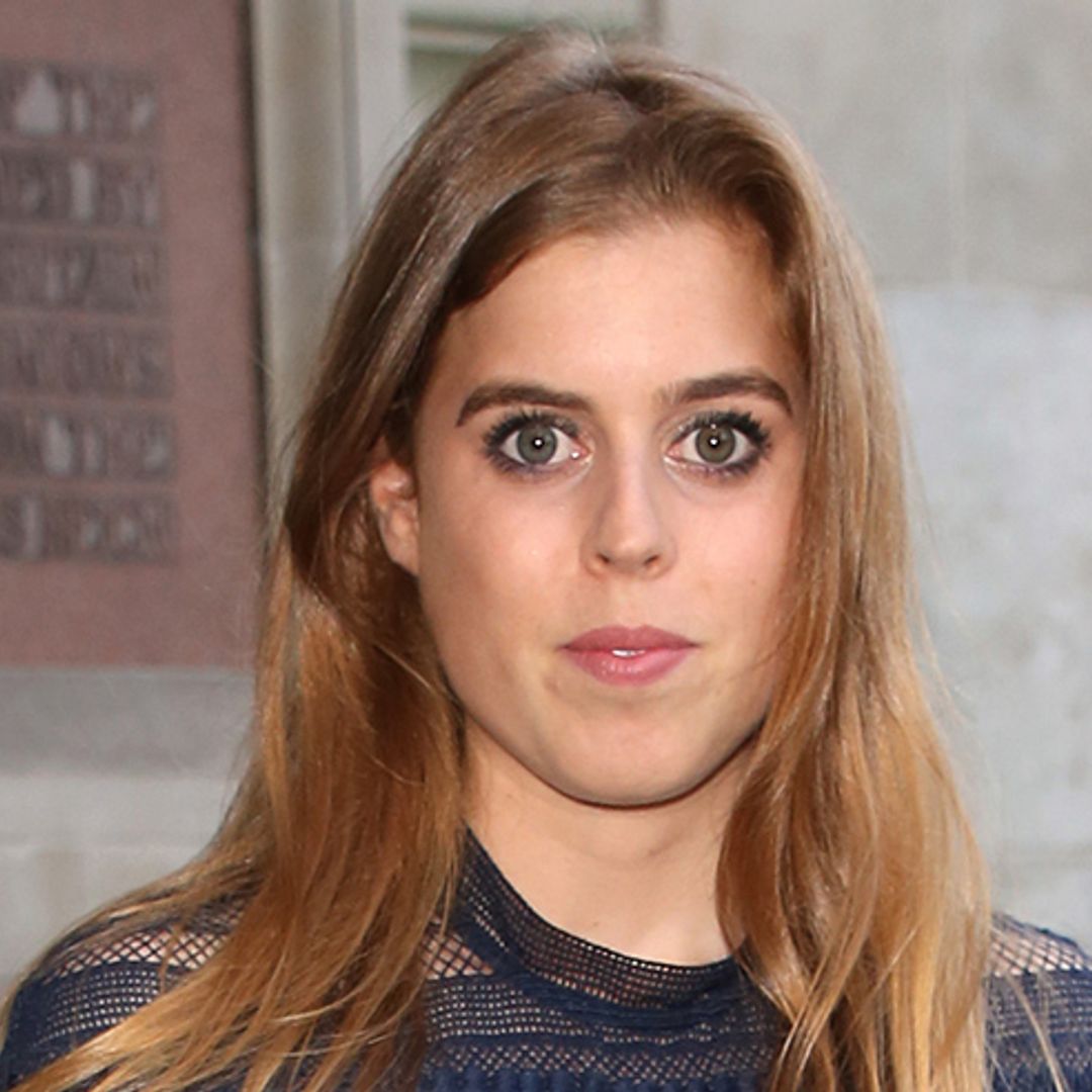 Princess Beatrice's statement clutch bag lets everyone know who she is!