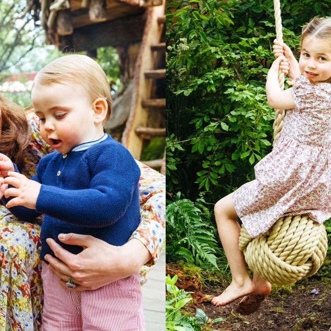The CUTE Cambridges! Prince George, Princess Charlotte and Prince Louis wear adorable outfits in new photographs