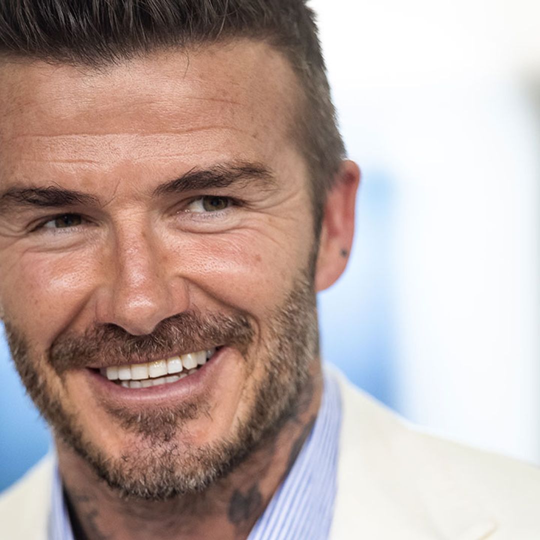 David Beckham enjoys bike ride with Harper and boys after driving ban