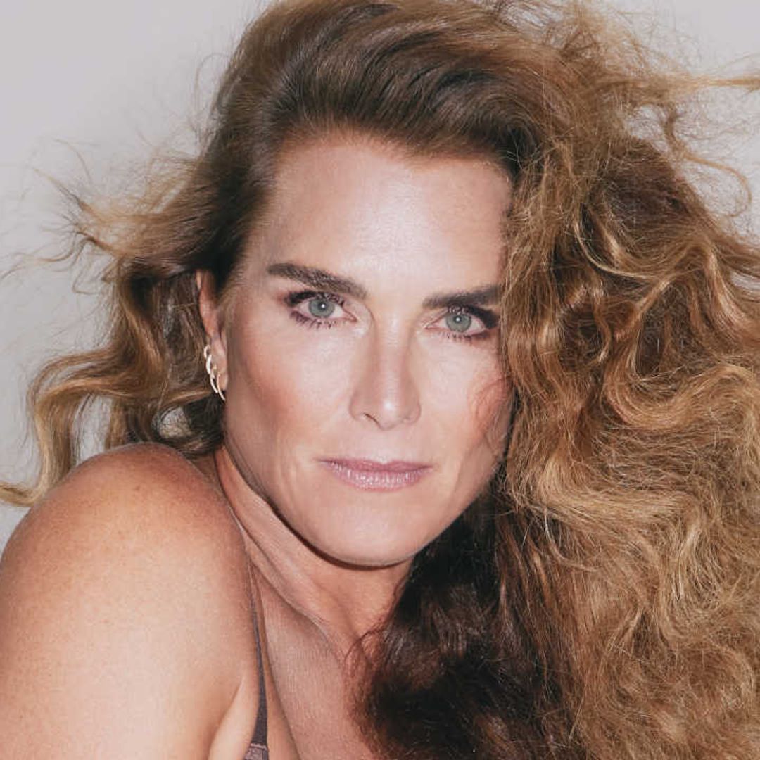 Brooke Shields, 57, stuns in a skimpy SKIMS bra set - and fans are going wild