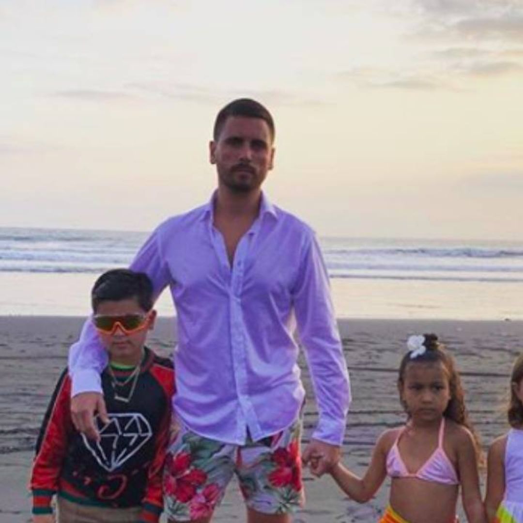 Scott Disick shares sweet photo with lookalike son Mason during day out with his children