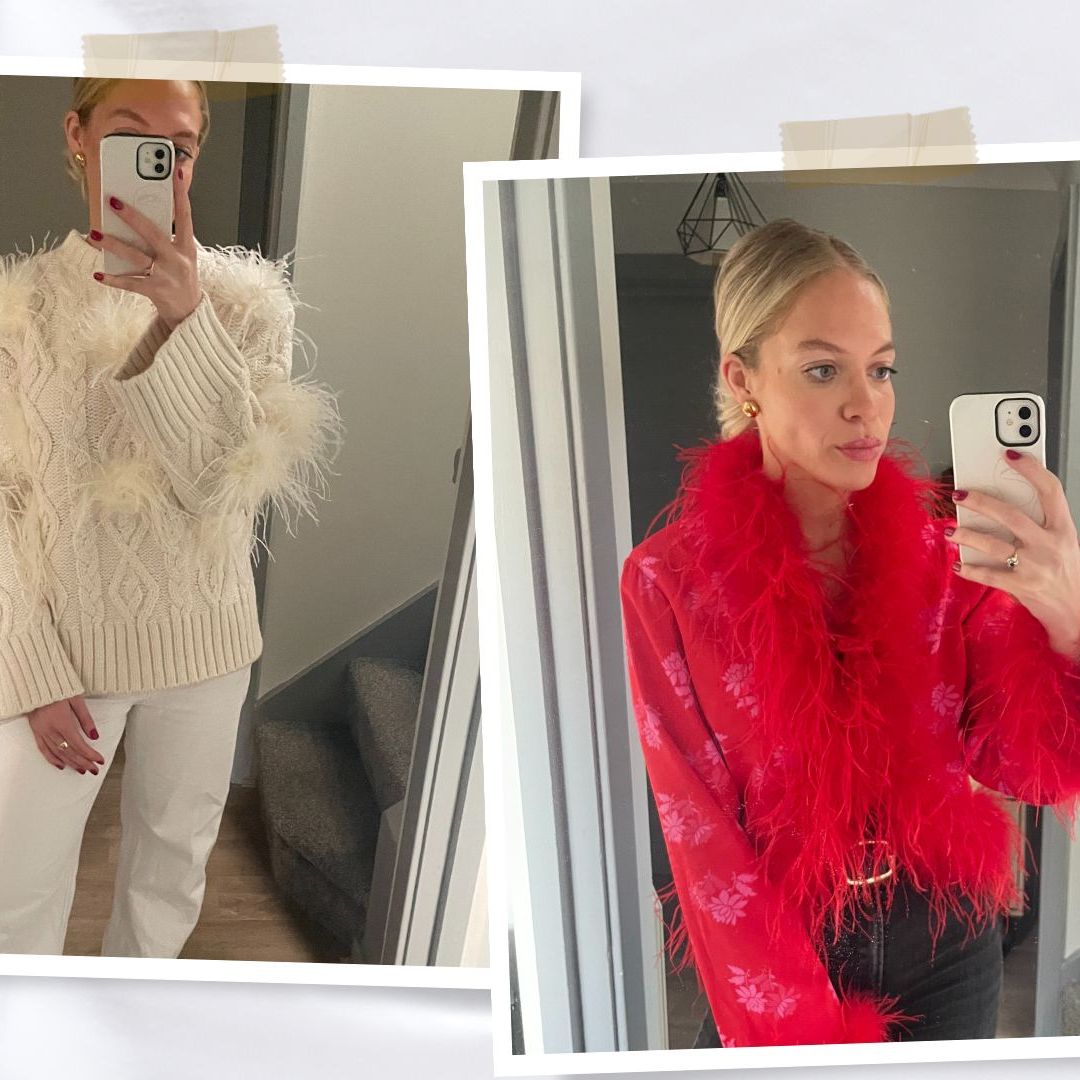 I tried 6 feather outfits, and they are perfect for every event this party season