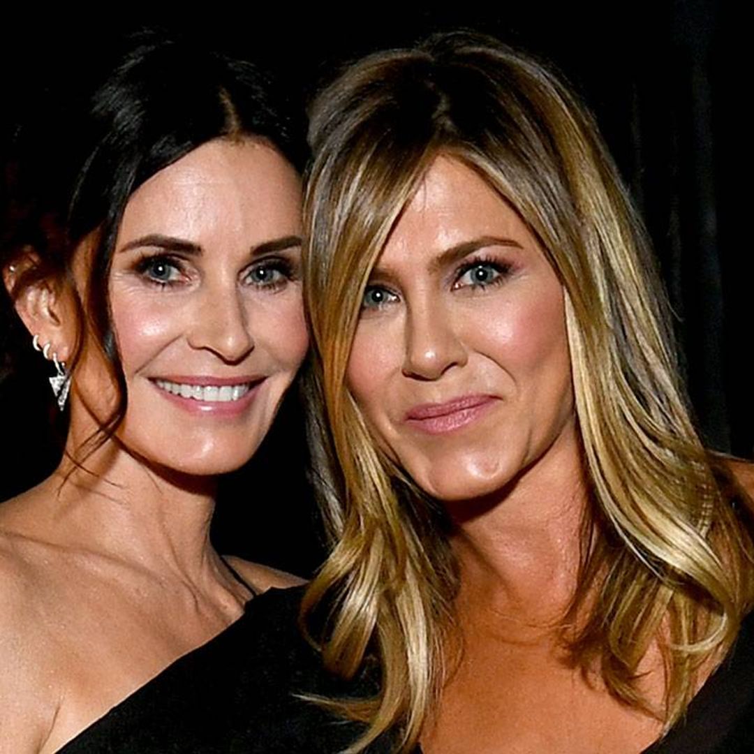 Jennifer Aniston reacts to goddaughter Coco's singing talents in video with mum Courteney Cox