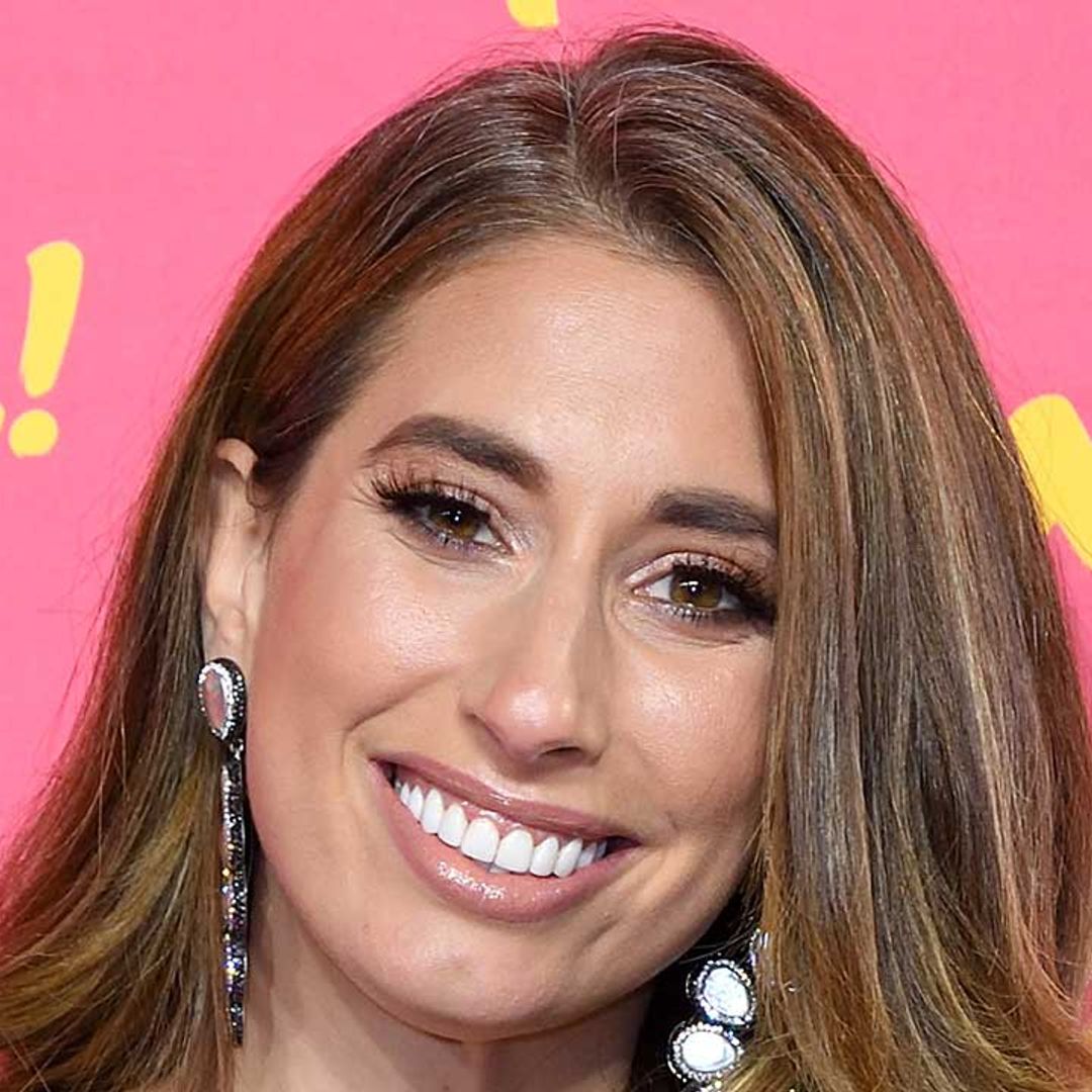 Stacey Solomon displays blossoming baby bump in adorable family photo