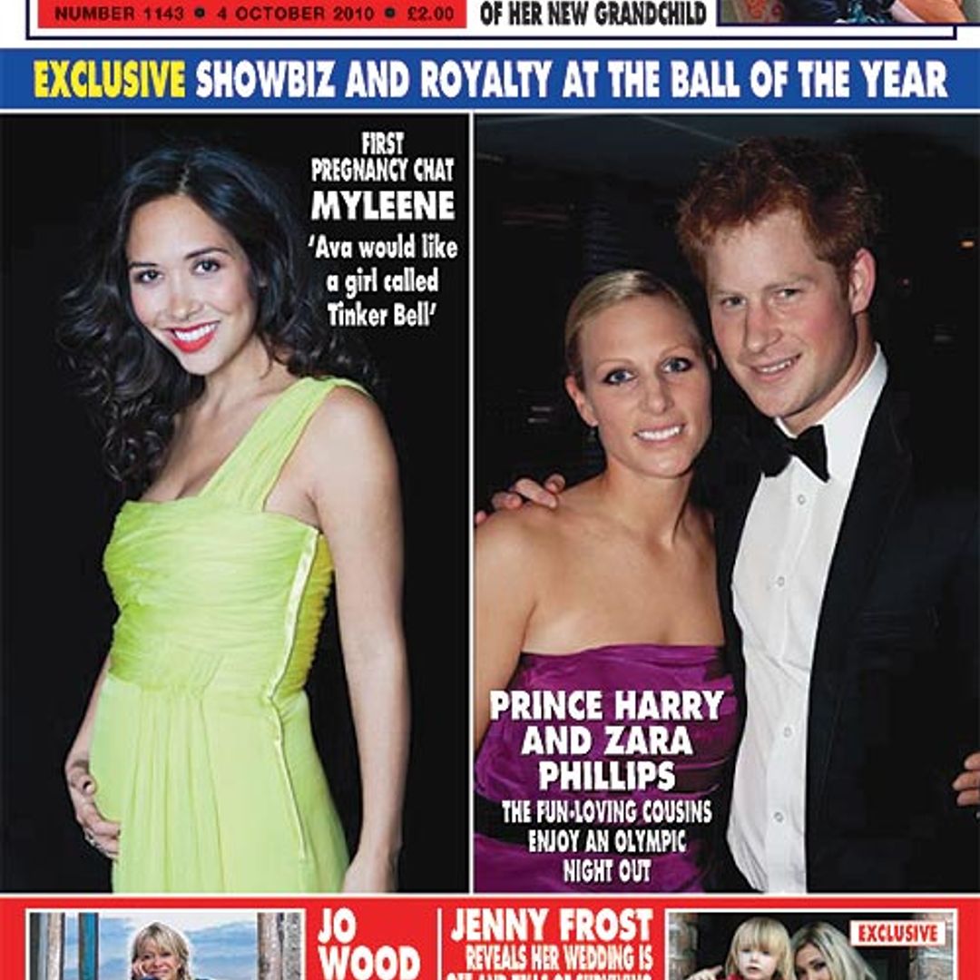 Only in HELLO!: Prince Harry and Zara show they are good sports at British Olympic Ball