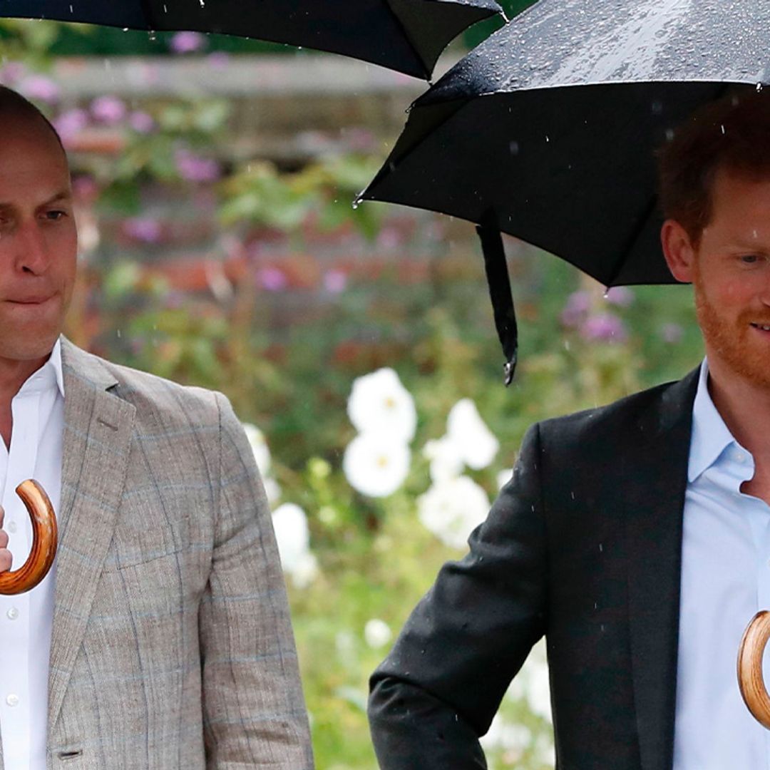 Prince Harry and Prince William live 5,000 miles apart - but their gardens are so similar