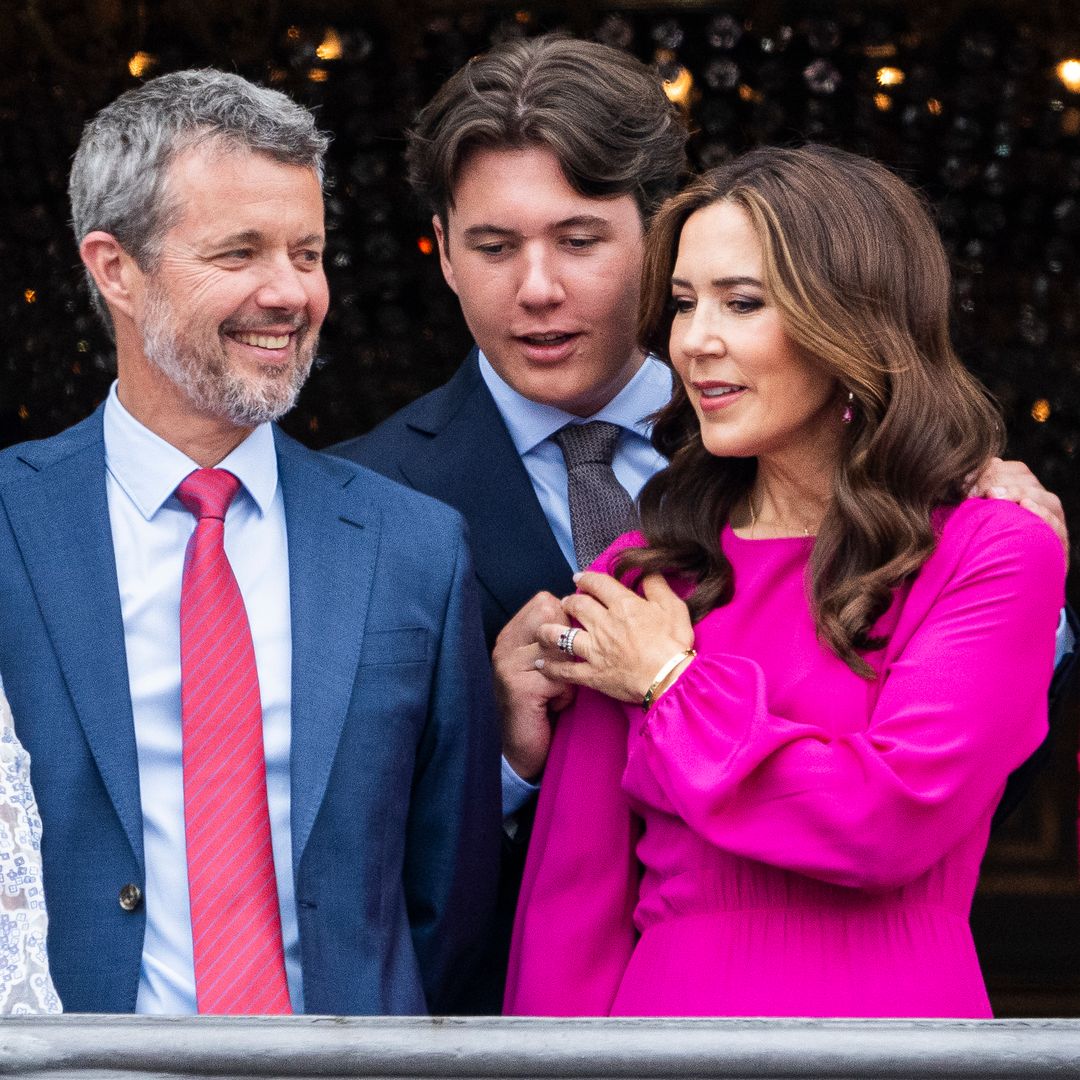 Queen Mary and King Frederik face emotional day as Crown Prince Christian, 18, leaves the family home