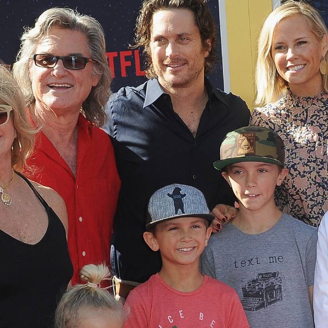 Goldie Hawn's grandson steals the show in new family video with famous dad