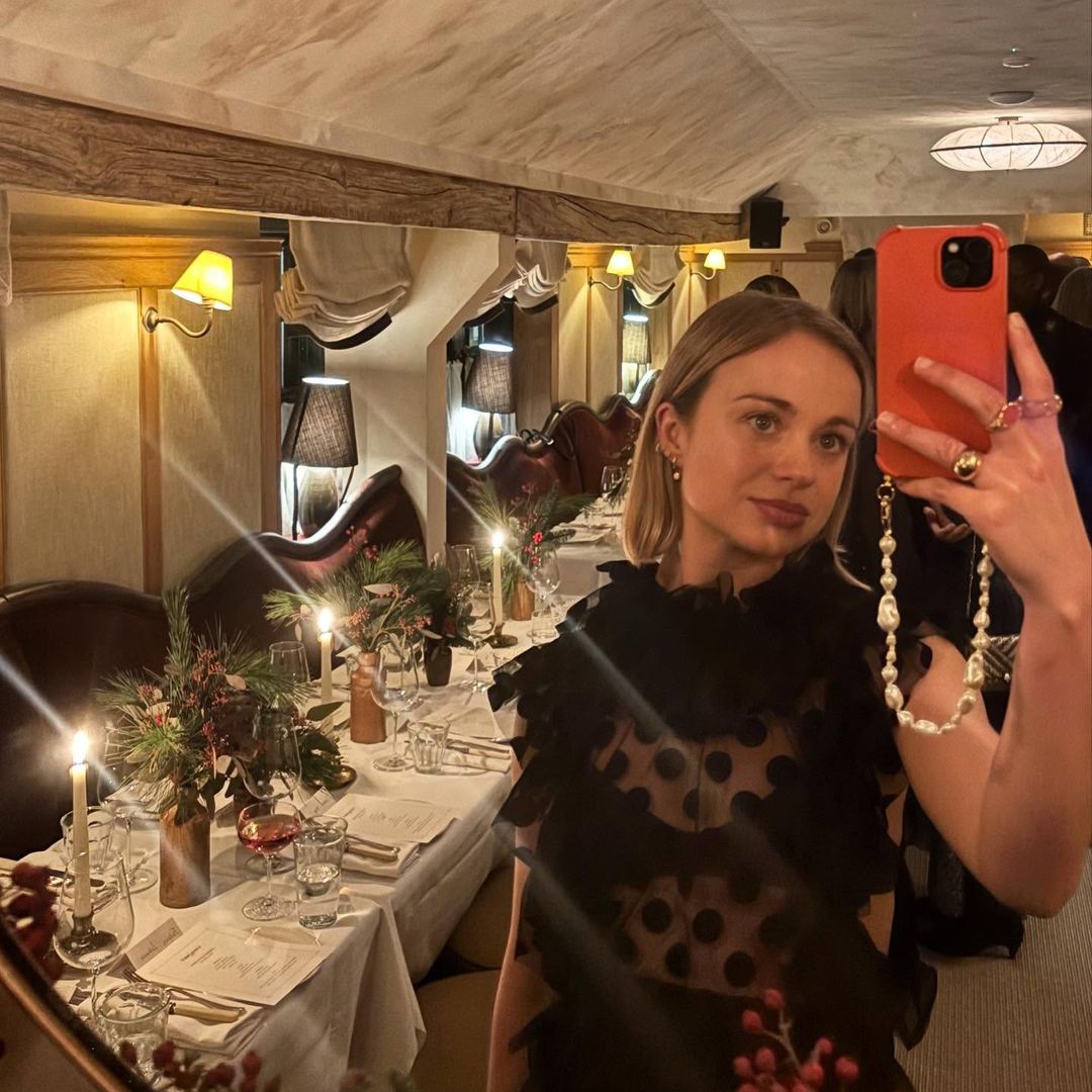 Lady Amelia Windsor shared a photo from The Hart in an Instagram carousel on December 21, 2025