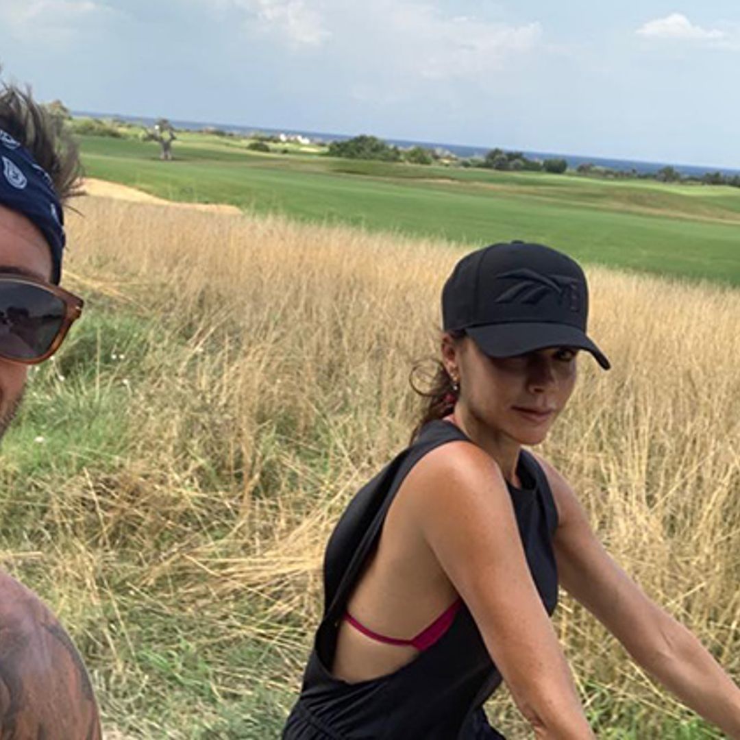 Victoria Beckham shares confusingly hilarious at-home gym video with husband David