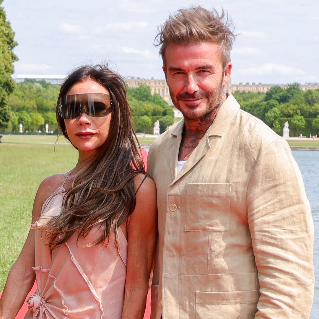 Victoria Beckham makes surprise appearance in gorgeous plunging dress