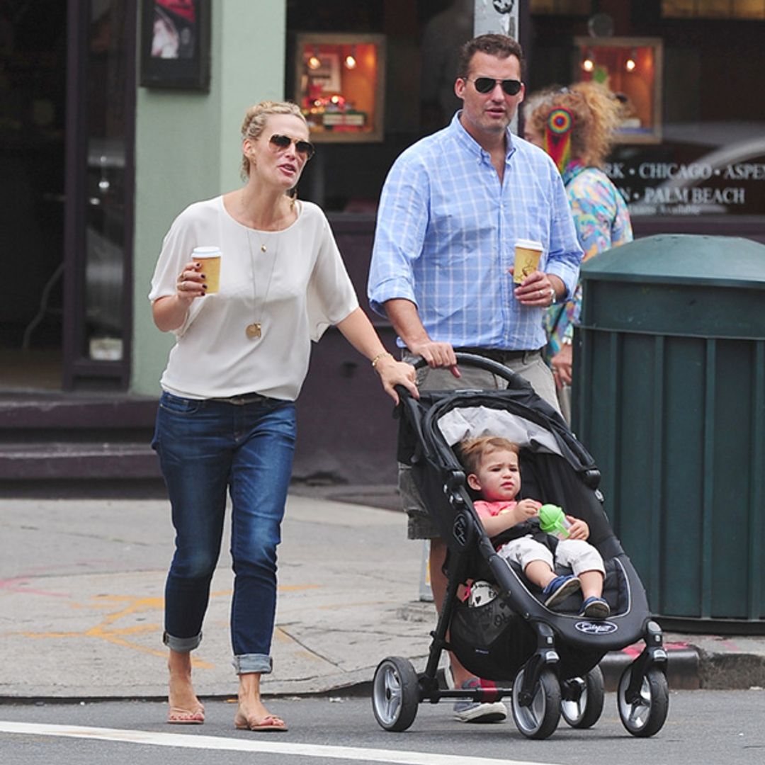 Molly Sims 'didn't realise' her son was playing with Harper Beckham