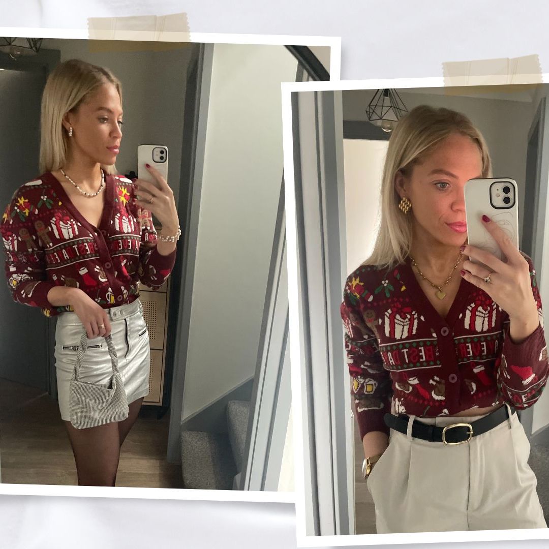 5 ways I tried to make an 'ugly Christmas jumper' as chic as possible, here's how it went