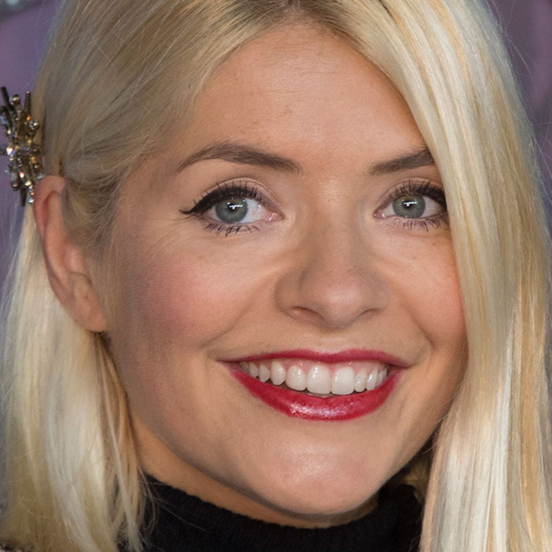 Holly Willoughby rocks a festive green Marks & Spencer jumper at Lapland UK