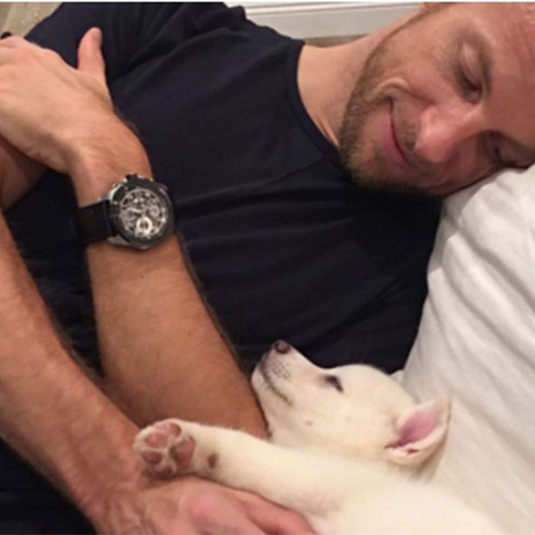 Jenson Button and girlfriend Brittny Ward’s puppies tear up stunning LA home