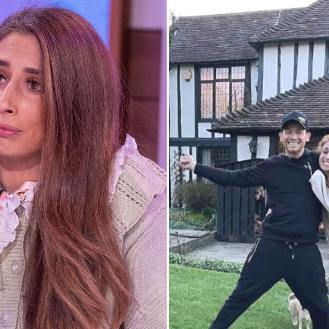 Stacey Solomon gets emotional as son Rex draws on walls at £1.2m home