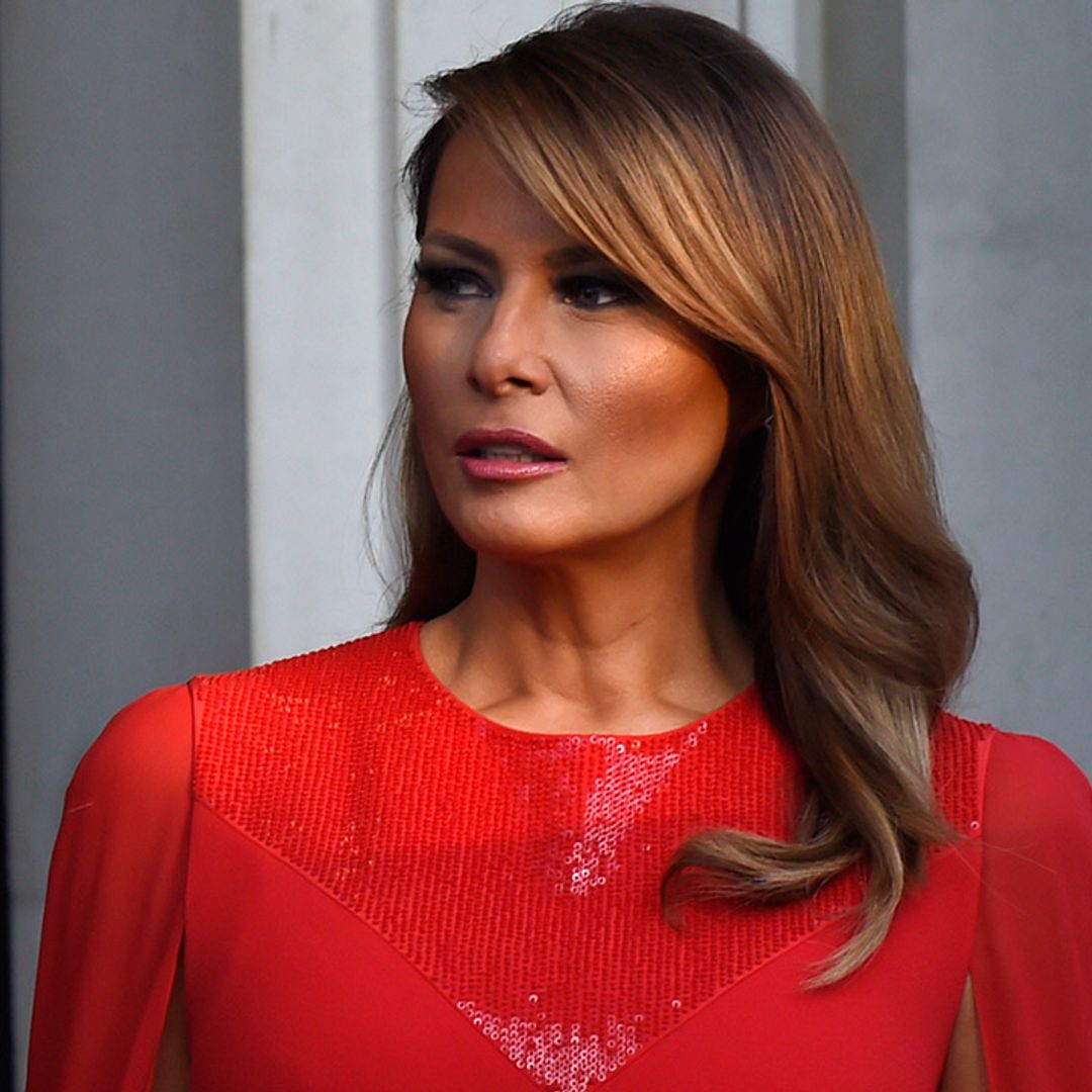 Melania Trump turns up the glam in Givenchy at Winfield House