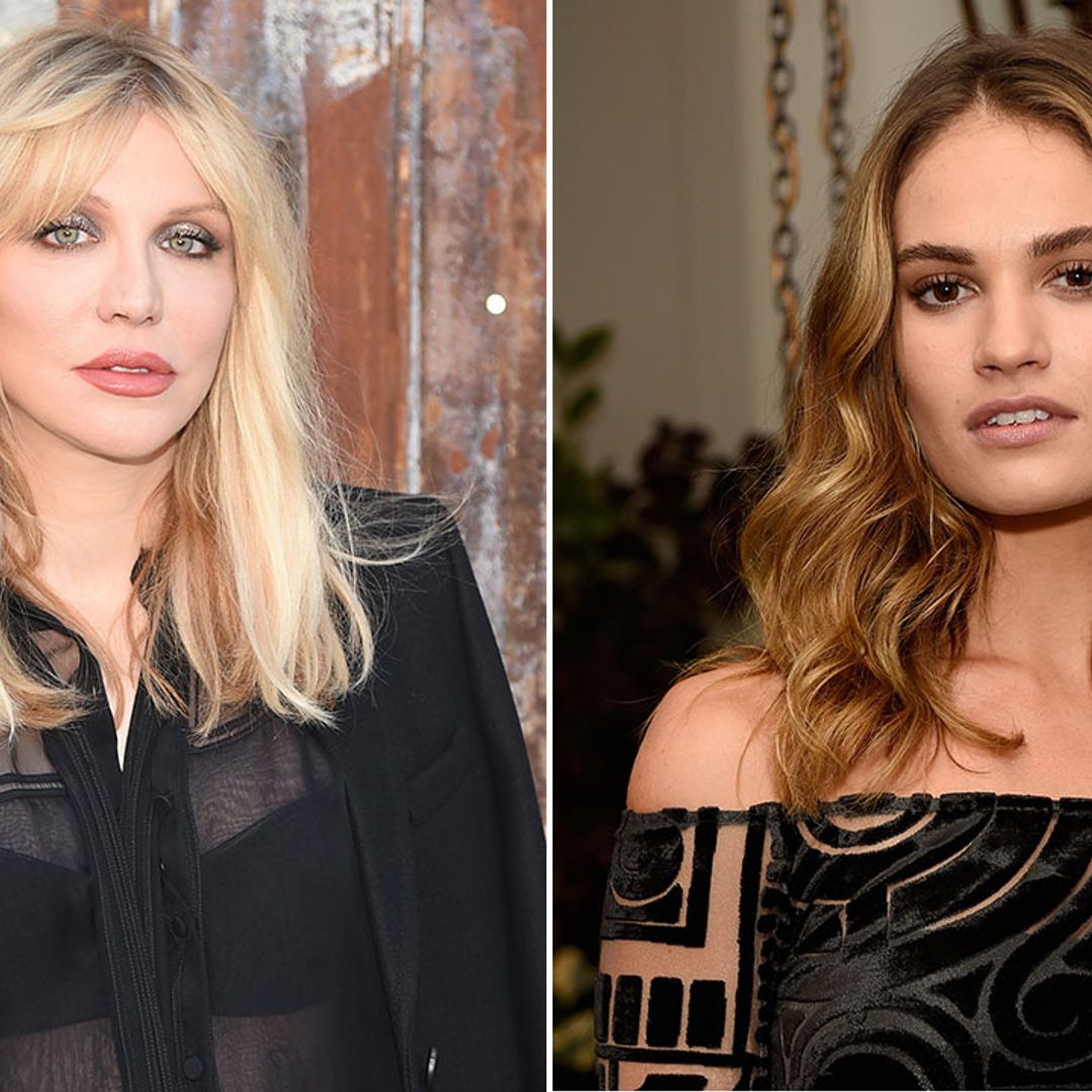 Courtney Love hits out at Lily James drama in passionate post 
