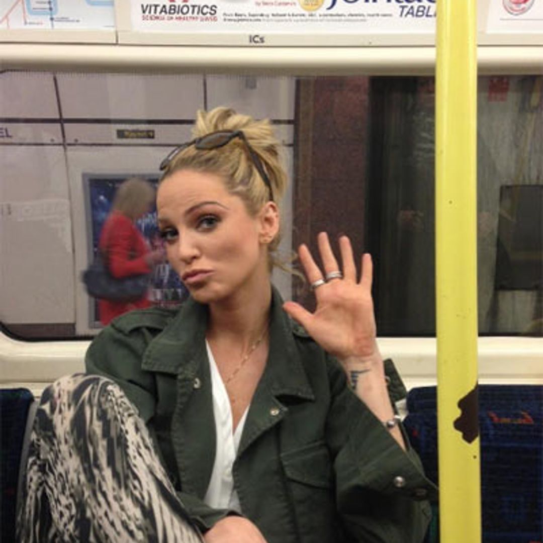 'True love': Cheryl Cole, Kimberley Walsh and Nicola Roberts cuddle up on a girlie night out