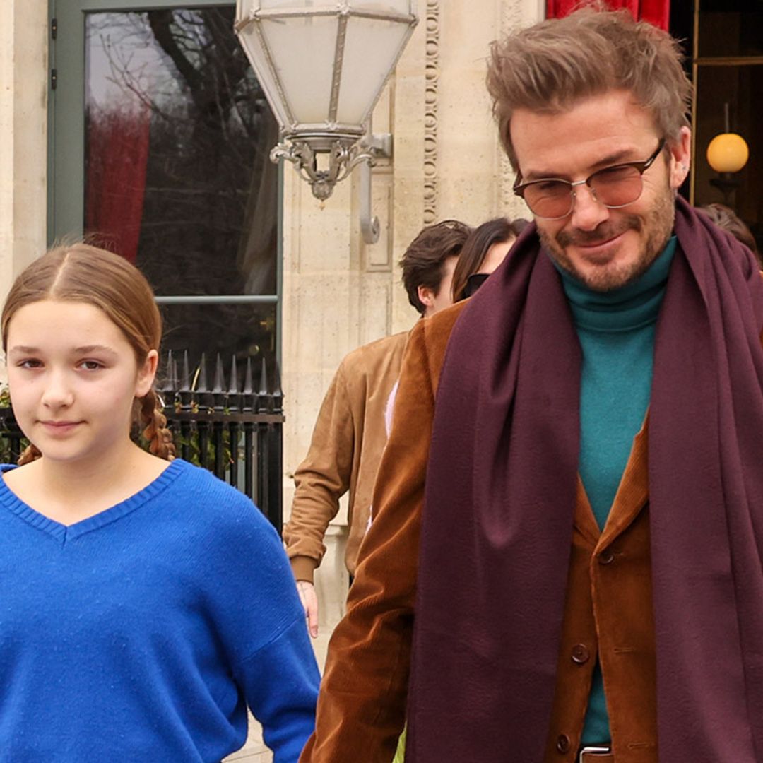 David Beckham and daughter Harper show their special bond in rare photo