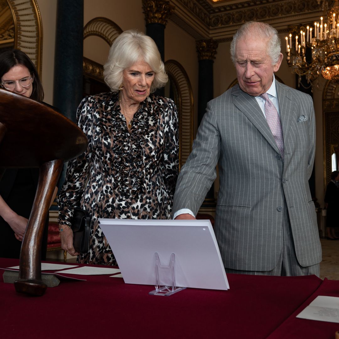 King Charles appears emotional after being shown poignant photograph related to late mother