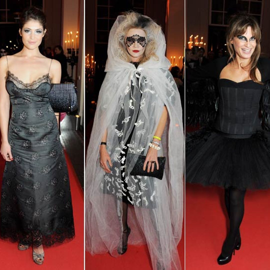 Gemma, Jodie and Jemima get into the spirit of things at Halloween charity ball
