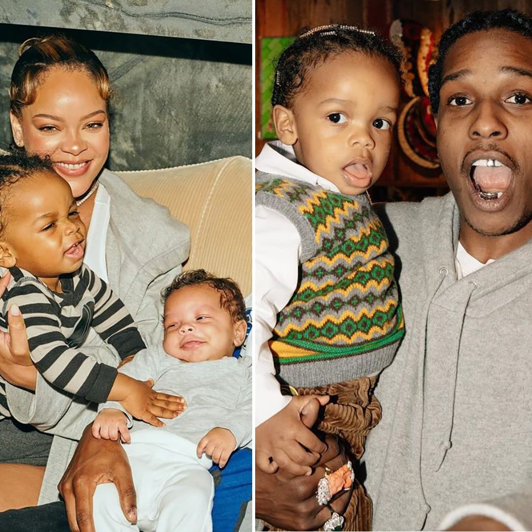 Rihanna's adorable sons RZA and Riot Rose steal the show in new photos ...