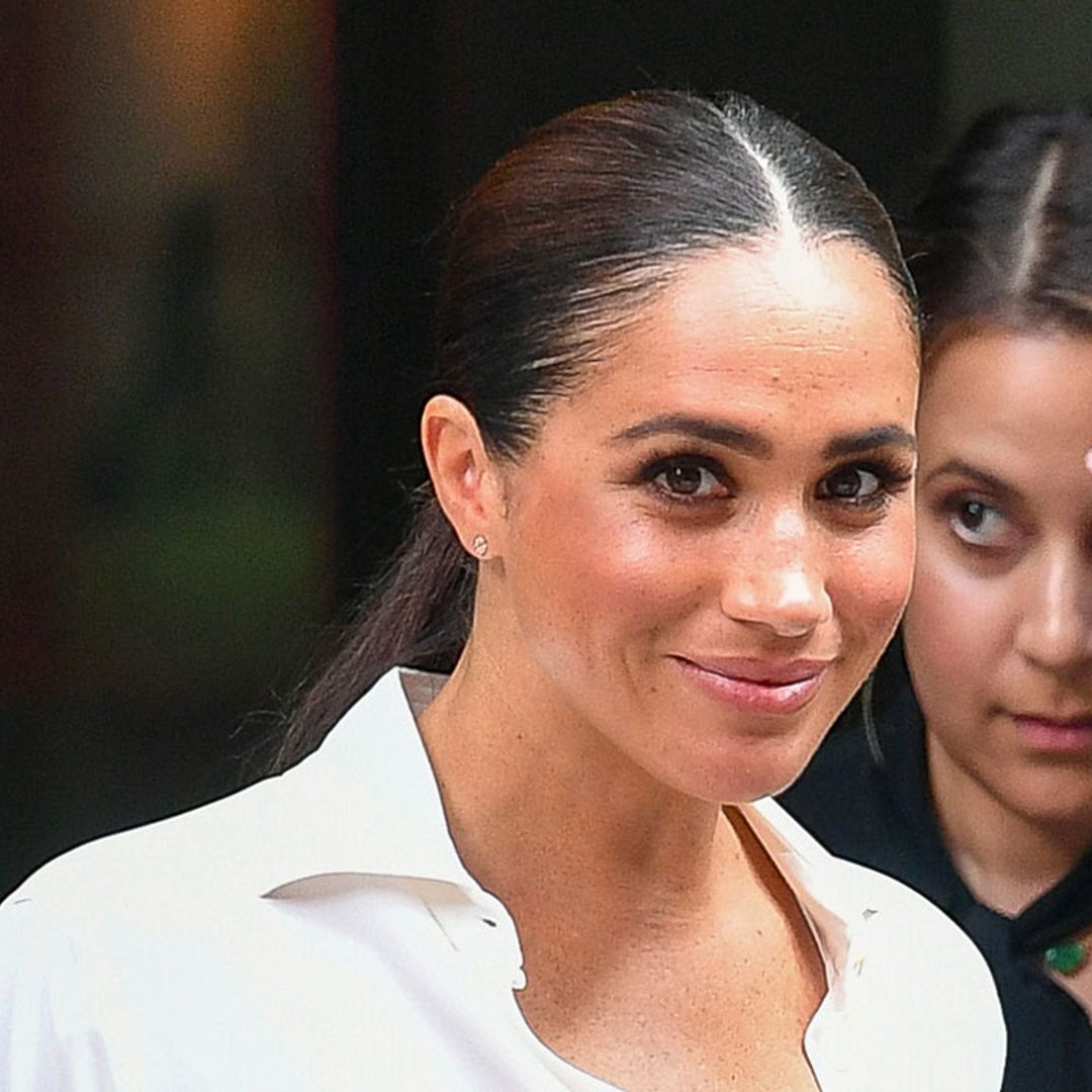 Meghan Markle dazzles in shorts for girls' lunch date and poses for selfies with fan