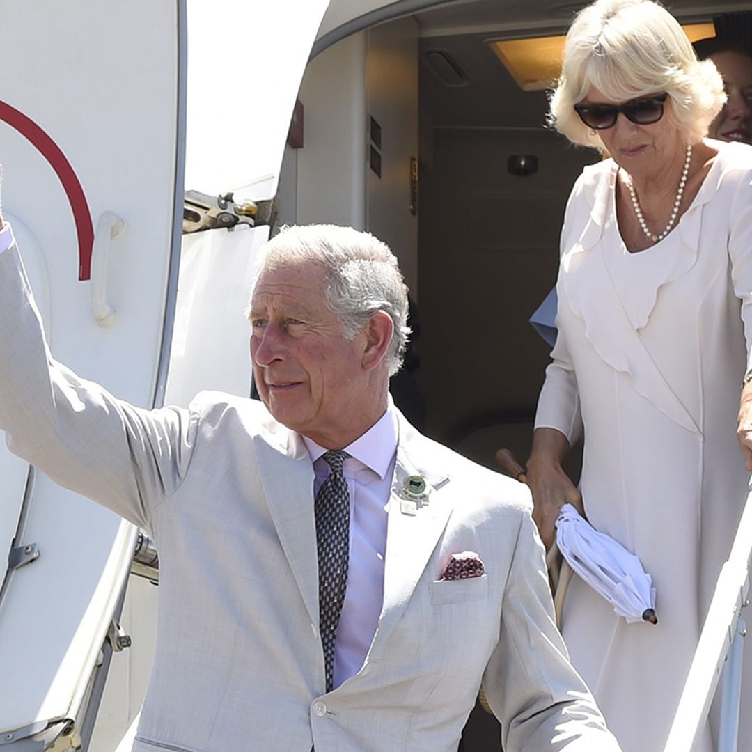 Prince Charles and Camilla arrive back in the UK ahead of royal baby's birth