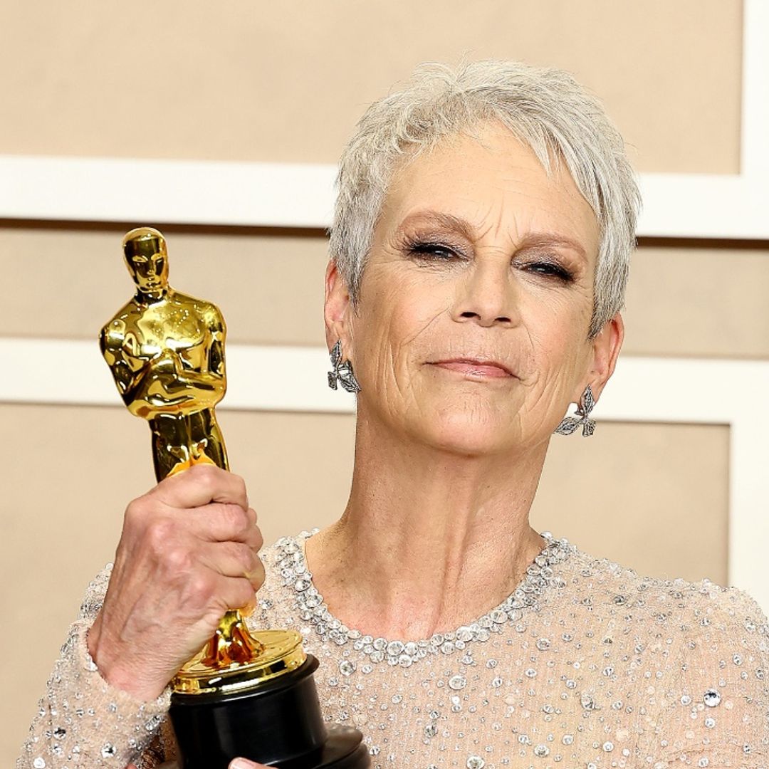 Jamie Lee Curtis discusses trans daughter Ruby, gender parity in emotional backstage speech after Oscar win