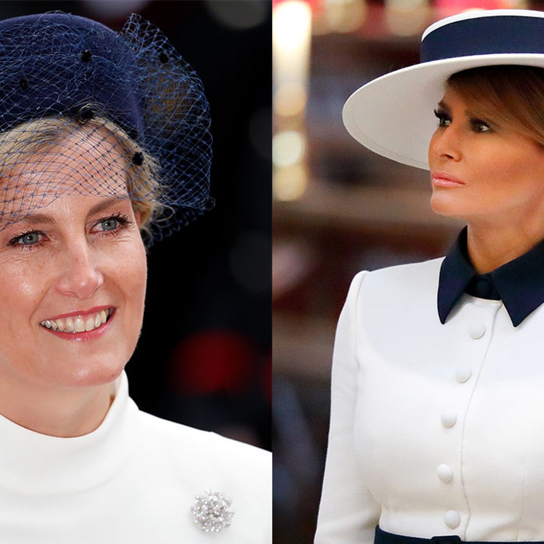 The Countess of Wessex and Melania Trump just had a twinning fashion moment