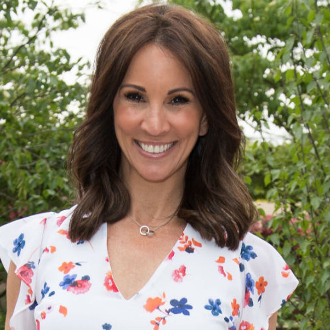Thrifty Andrea McLean steps out in recycled floral dress – and it's a bargain!