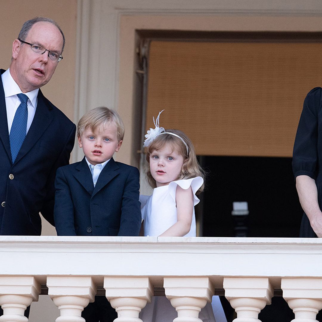 Princess Charlene sadly misses children's first day of school