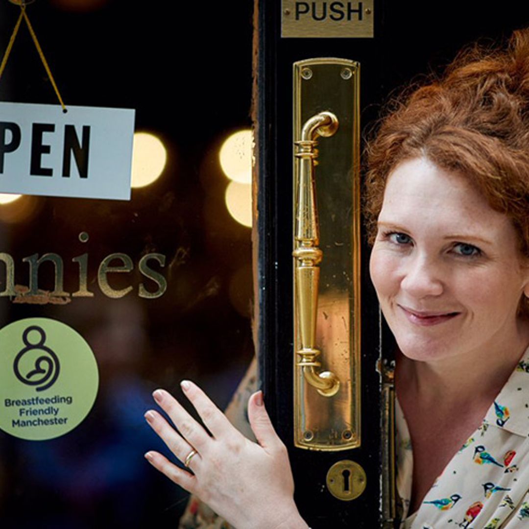 Corrie’s Jennie McAlpine makes her Manchester cafe first ‘breastfeeding friendly’ tearoom