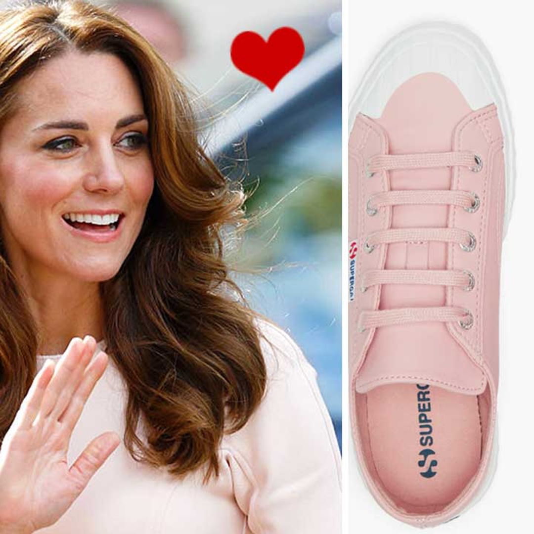 Kate Middleton’s Superga trainers now come in a super cute pastel pink hue for spring