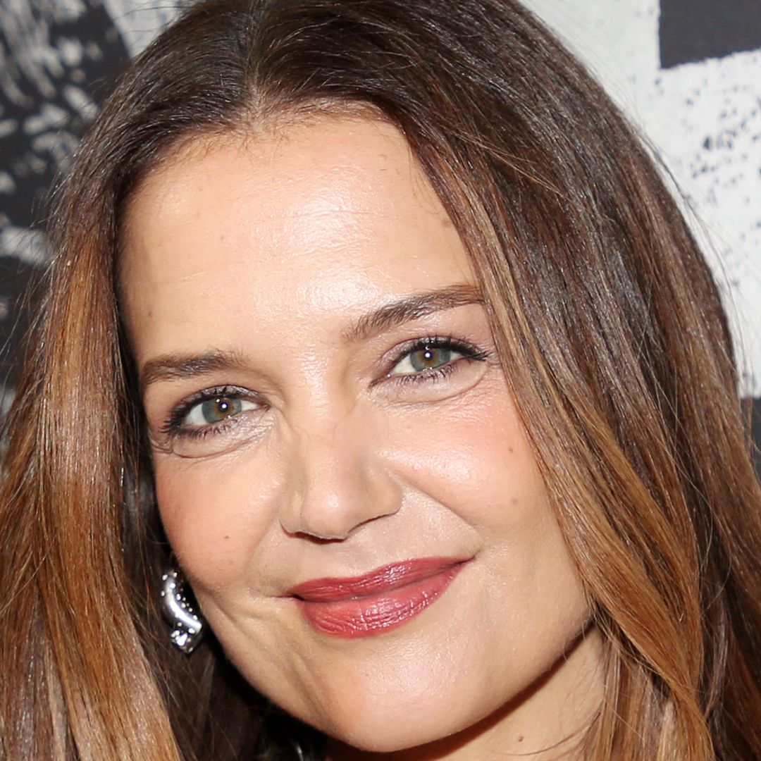 Katie Holmes gives a masterclass in dopamine dressing with her punchy, mood-boosting knit