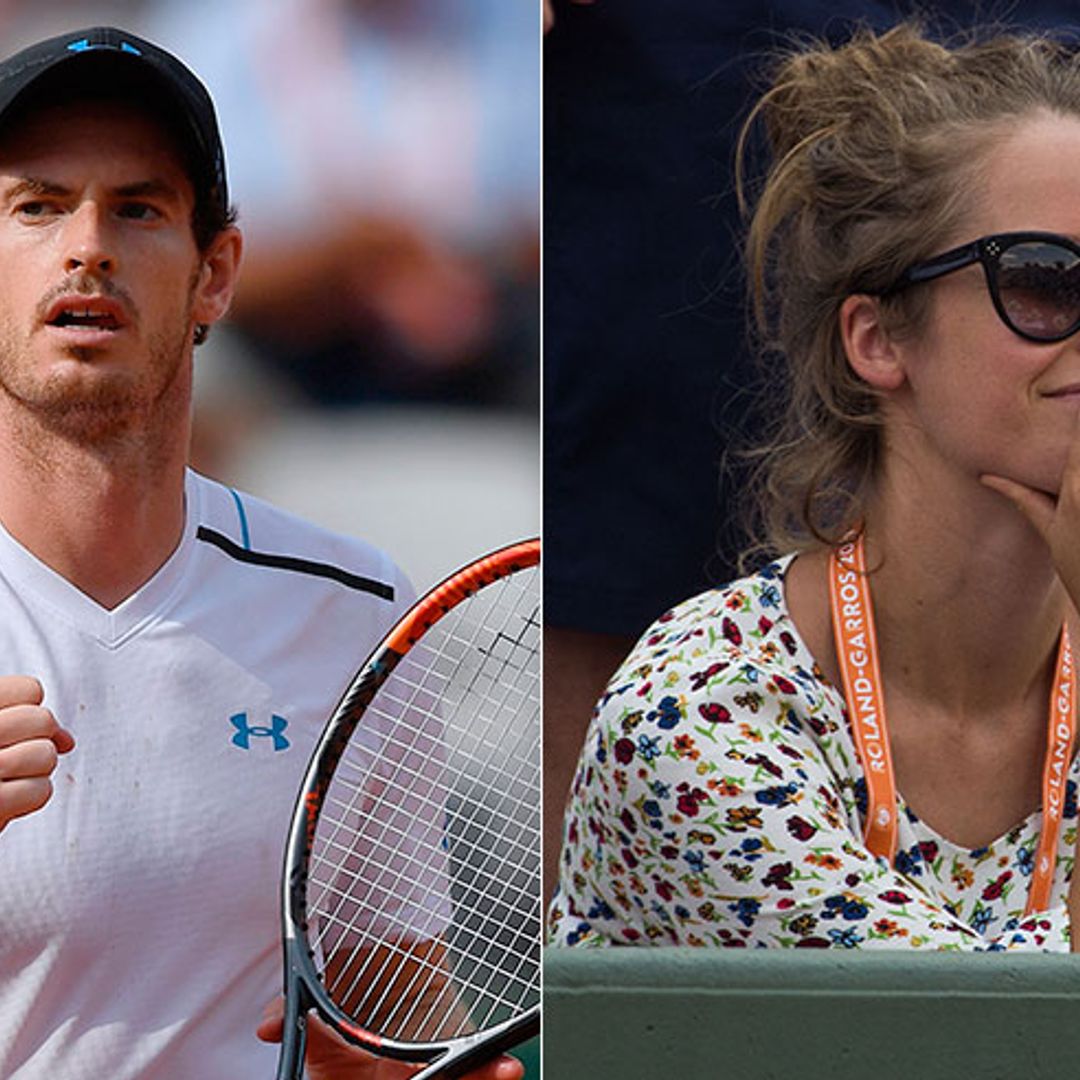 Supportive Kim Sears cheers on Andy Murray at the French Open: see pictures