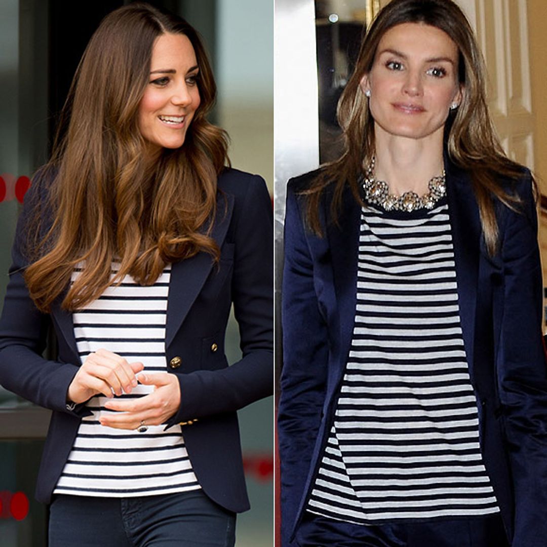 When Kate takes style inspiration from Queen Letizia