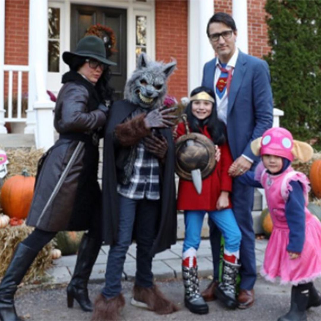 Justin Trudeau and his family dress up for Halloween