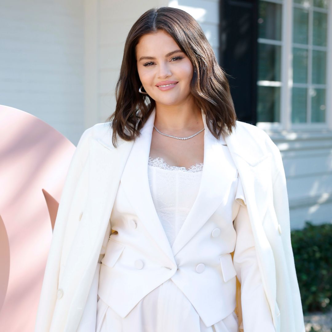 Selena Gomez dazzles in delicious bridal mini dress