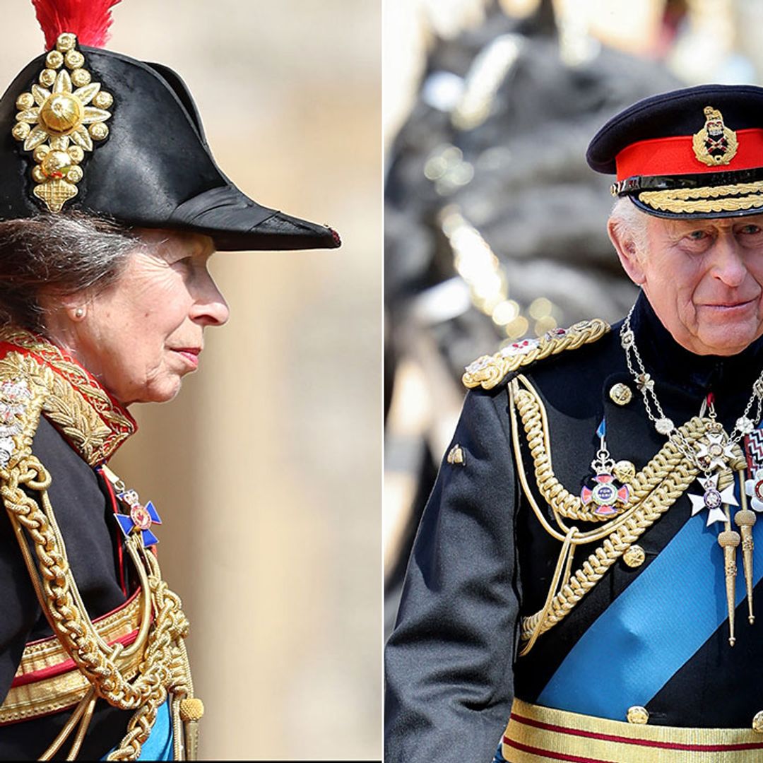 King Charles makes rare joint outing with sister Princess Anne