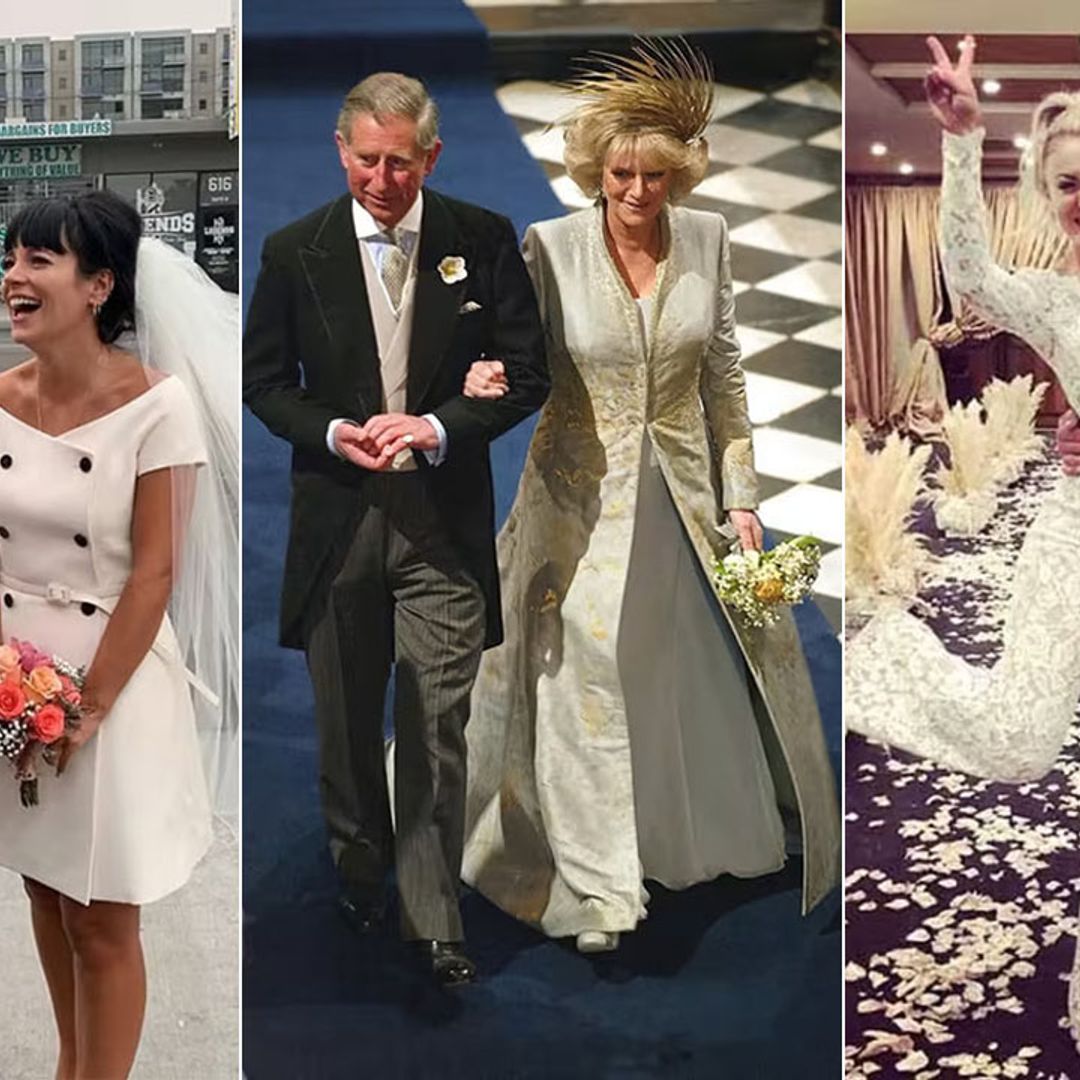 21 rebellious celebrity brides with unconventional dresses that broke tradition