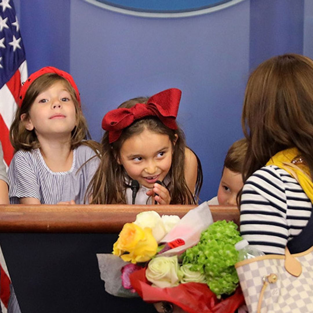 Ivanka Trump's daughter Arabella takes over White House press room