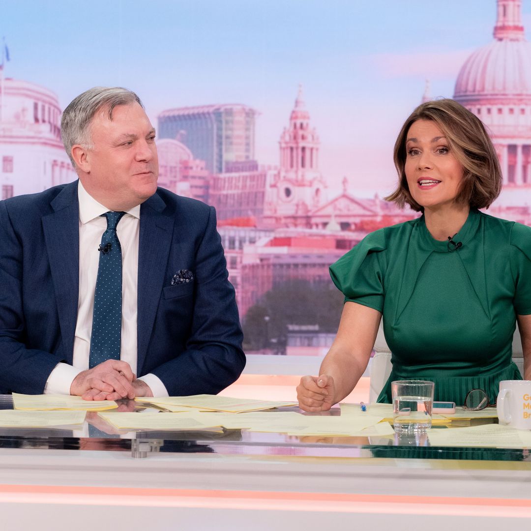 GMB's Susanna Reid expresses concern for Ed Balls as he reveals long-term health issue
